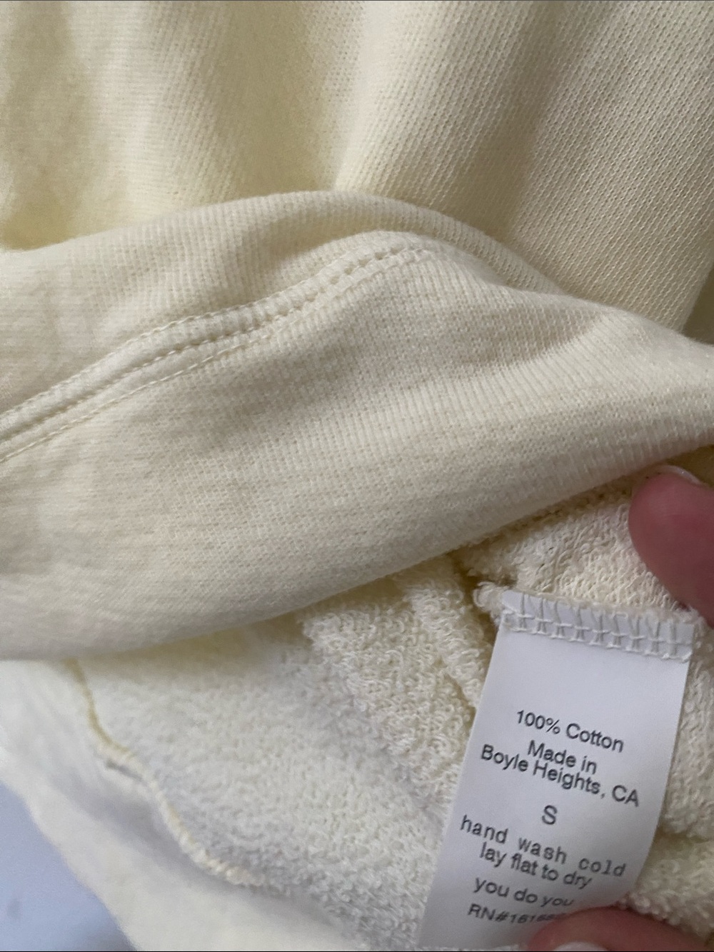 perfectwhitetee Tyler Sweatshirt Ribbed Crewneck Sweatshirt - Picture 6 of 7